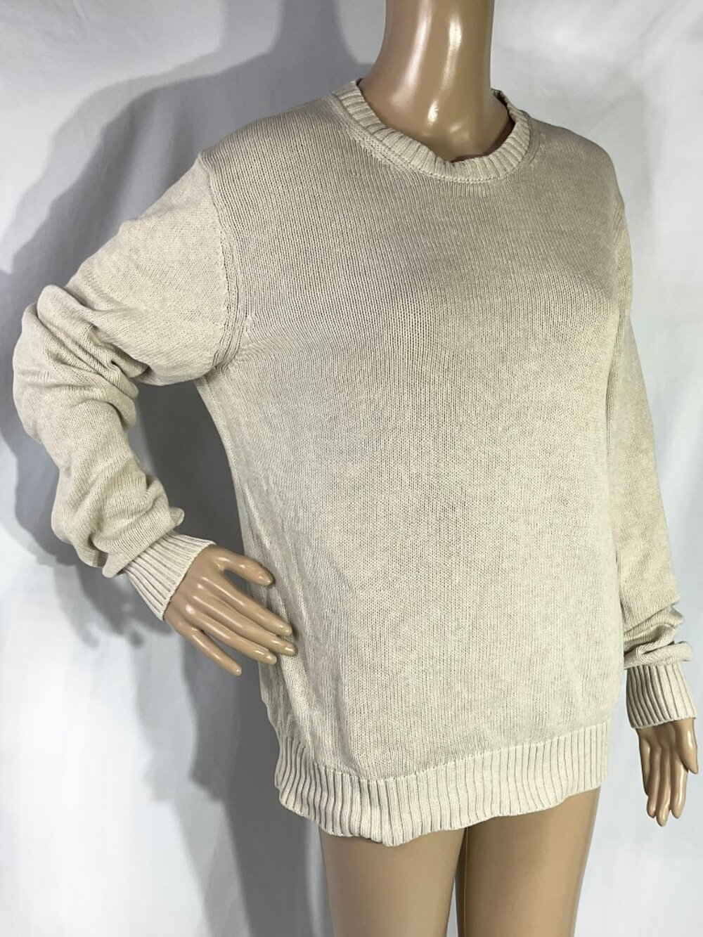 St Johns Bay Sz S Mens 100% Cotton Sweater